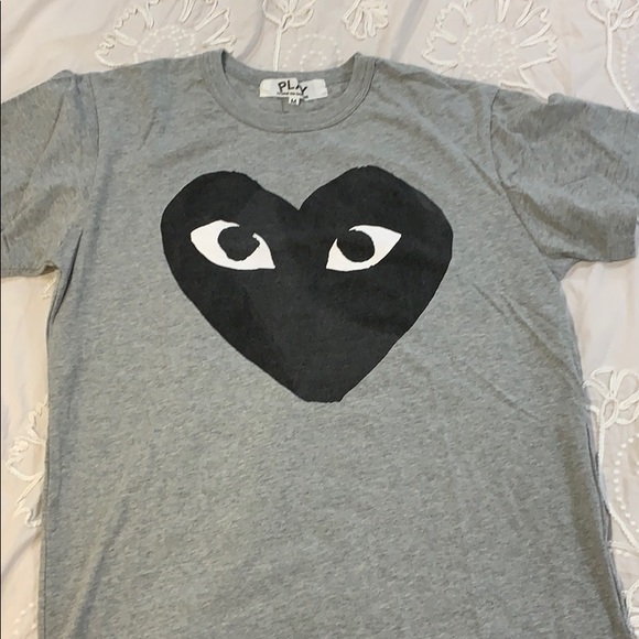 Comme des Garcons Other - COMME DES GARÇONS PLAY black logo T-shirt size M